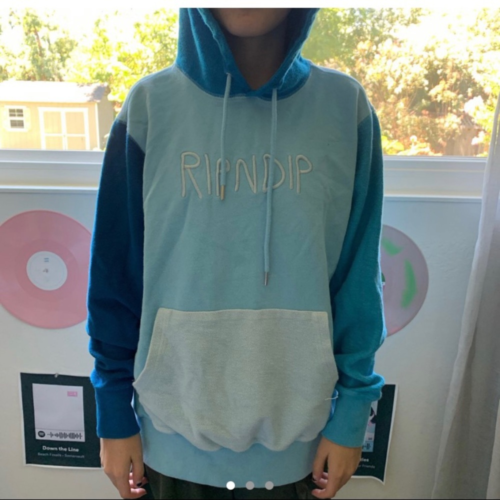 colorblock ripndip hoodie